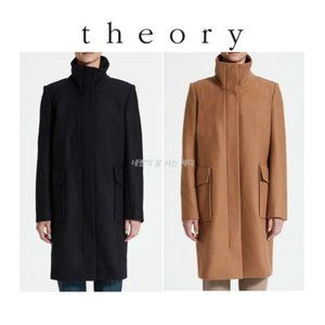 NWT THEORY wool & cashmere FUNNEL NECK COAT